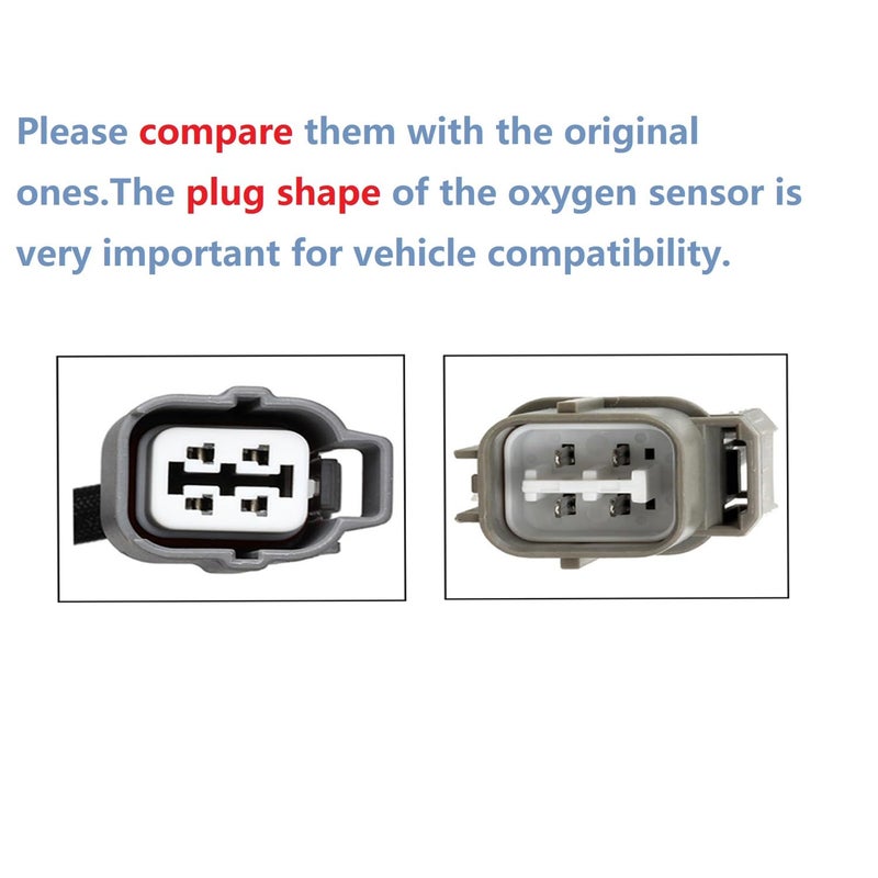 Maxfavor 2Pcs Oxygen Sensor Direct Replacement for Honda 2005 2004 2003 2002 2001 Civic 1.7L O2 Sensor 234-4092 234-4123 Upstream Downstream 02 Sensorï¼ˆD17A7 Engine Only - Image 3